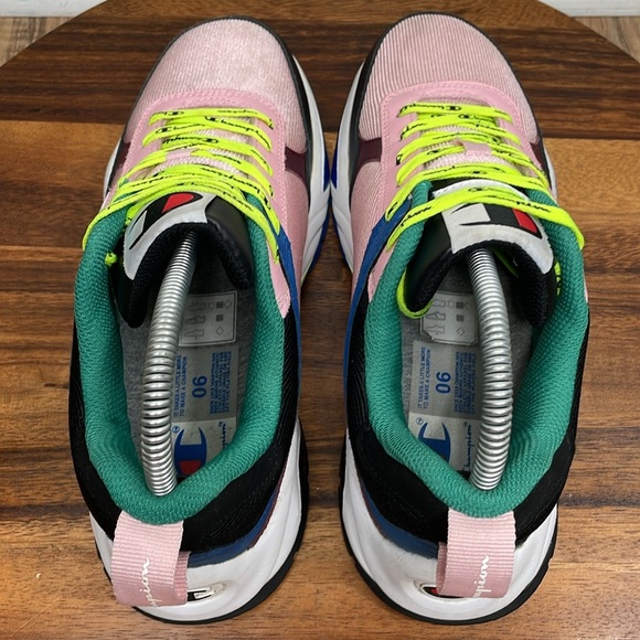 Champion 93Eighteen Block Pink/Multi Colored Athletic Training Sneaker S… - Picture 9 of 11